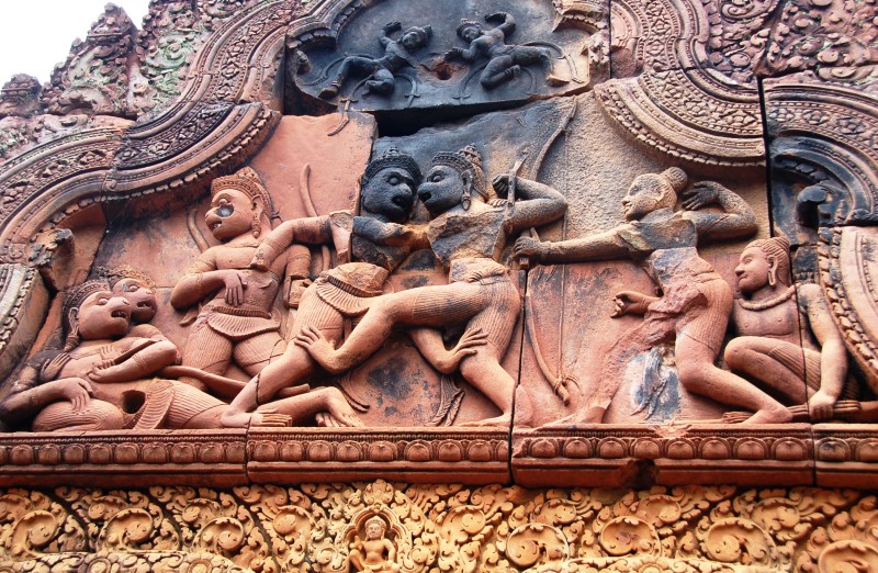 Ramayana relief