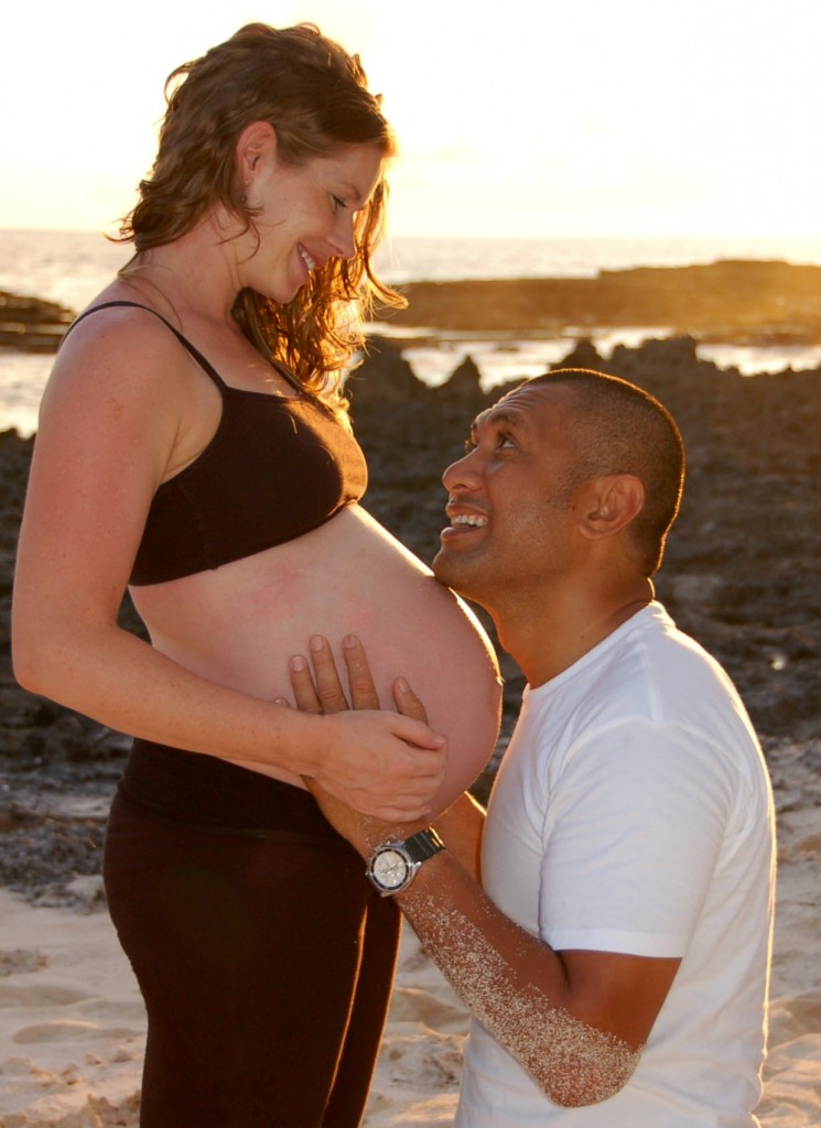 Happy expectant parents – 35 weeks, © J.L. McCreedy