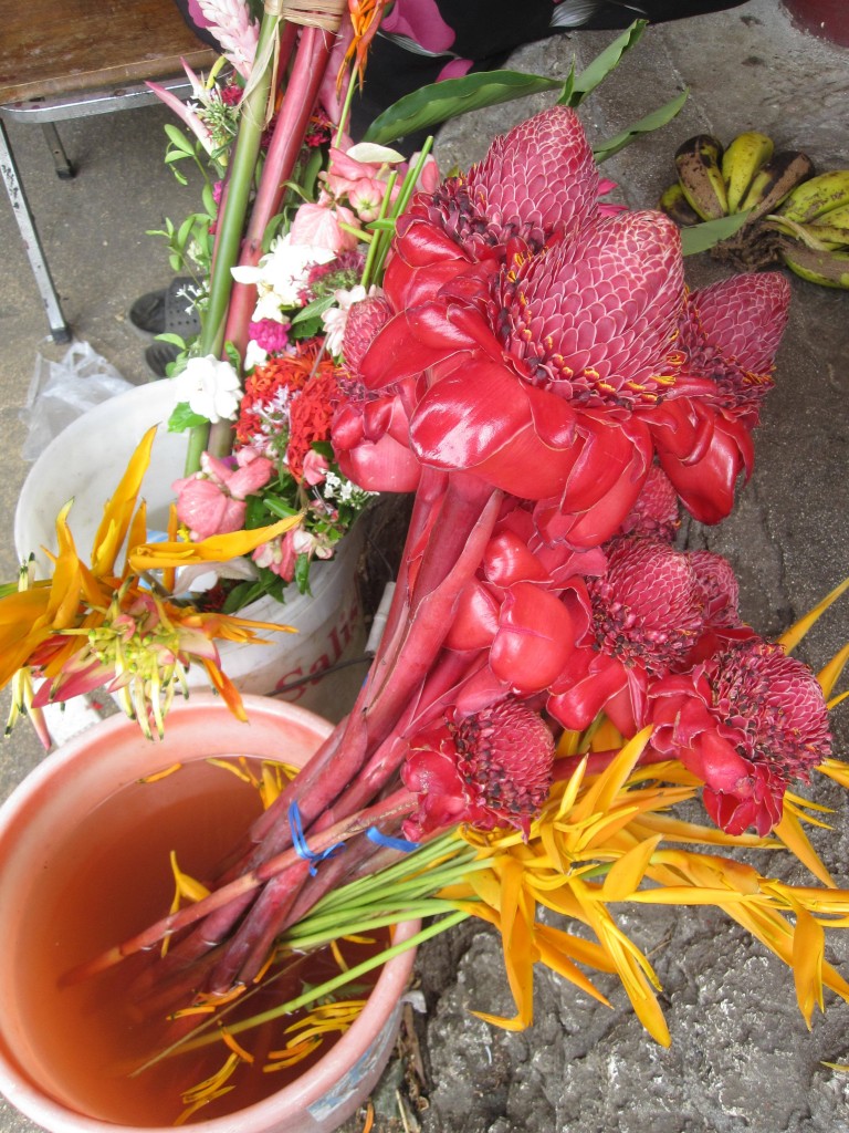 Flowers sold at Meketi Talamahu