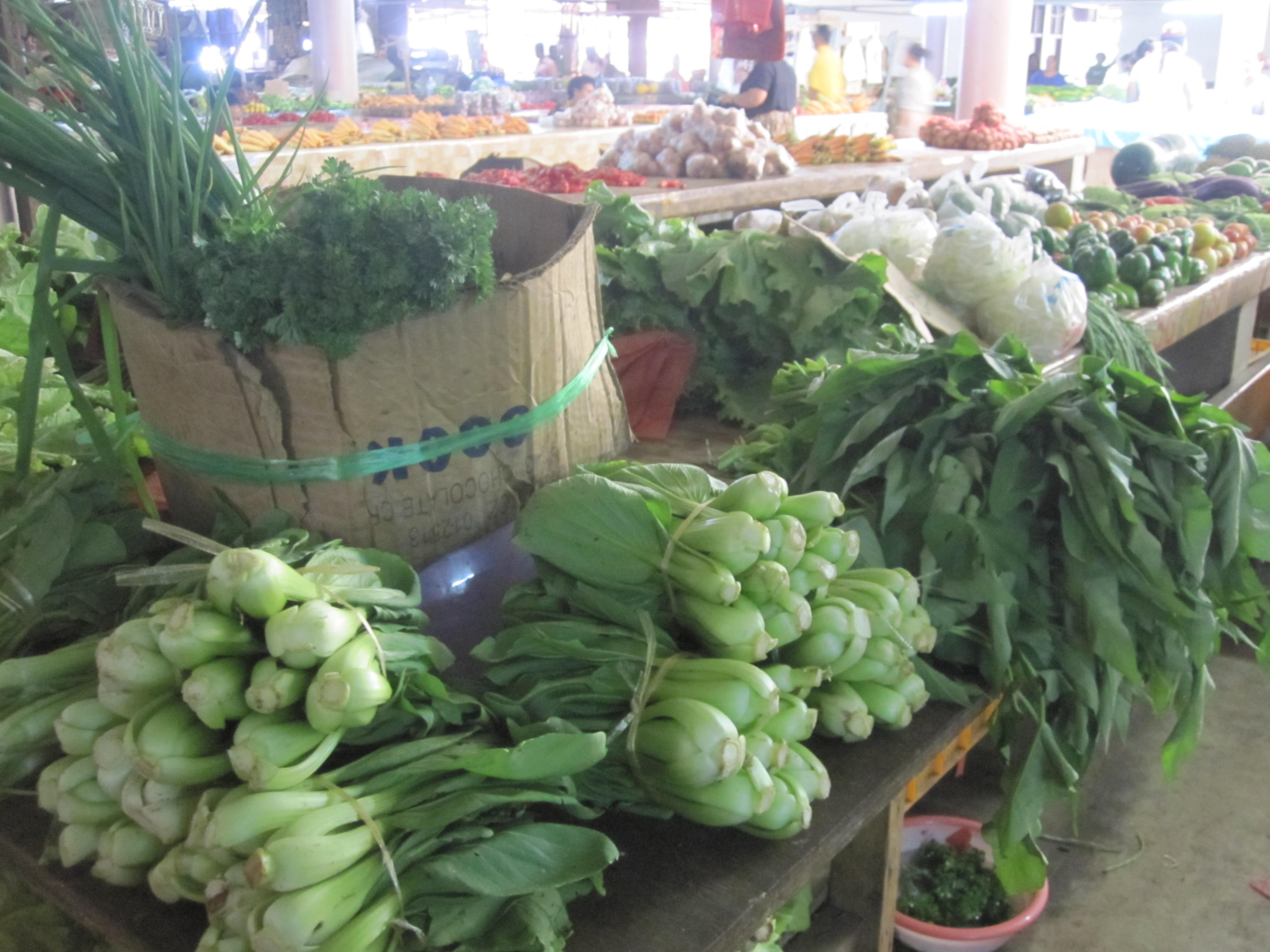 Fruit, Vegetable and Fish Markets in Nukualofa, Tongatapu