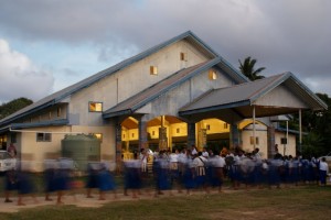 Tau'fa'ahau's meeting hall, the Wesleyan Secondary School