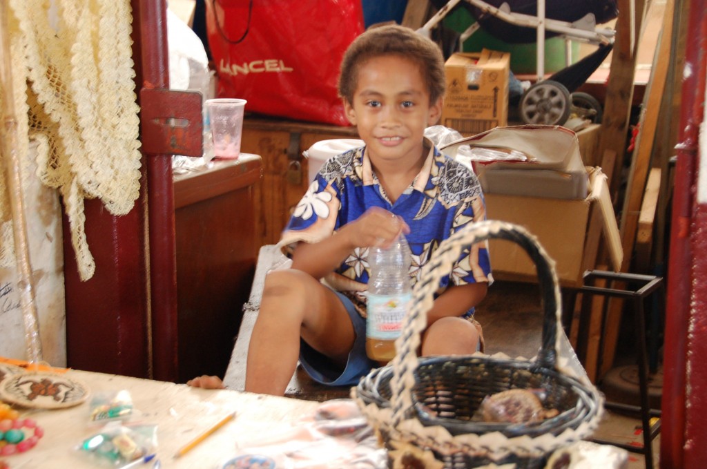 Boy and his Basket, upper level of Meketi Talahmahu