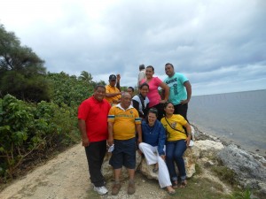 Natalie with Teacher Candidates, Tonga