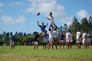 Kids Playing Rugby ('Eua, Tonga)