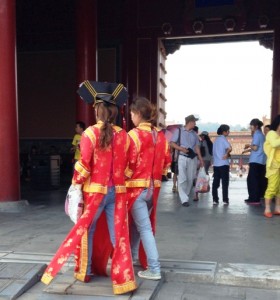 Performers at Forbidden City