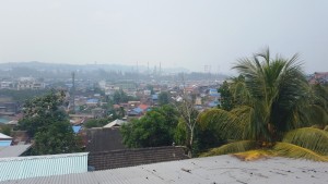 Indonesia air pollution: Smoke over Balikpapan